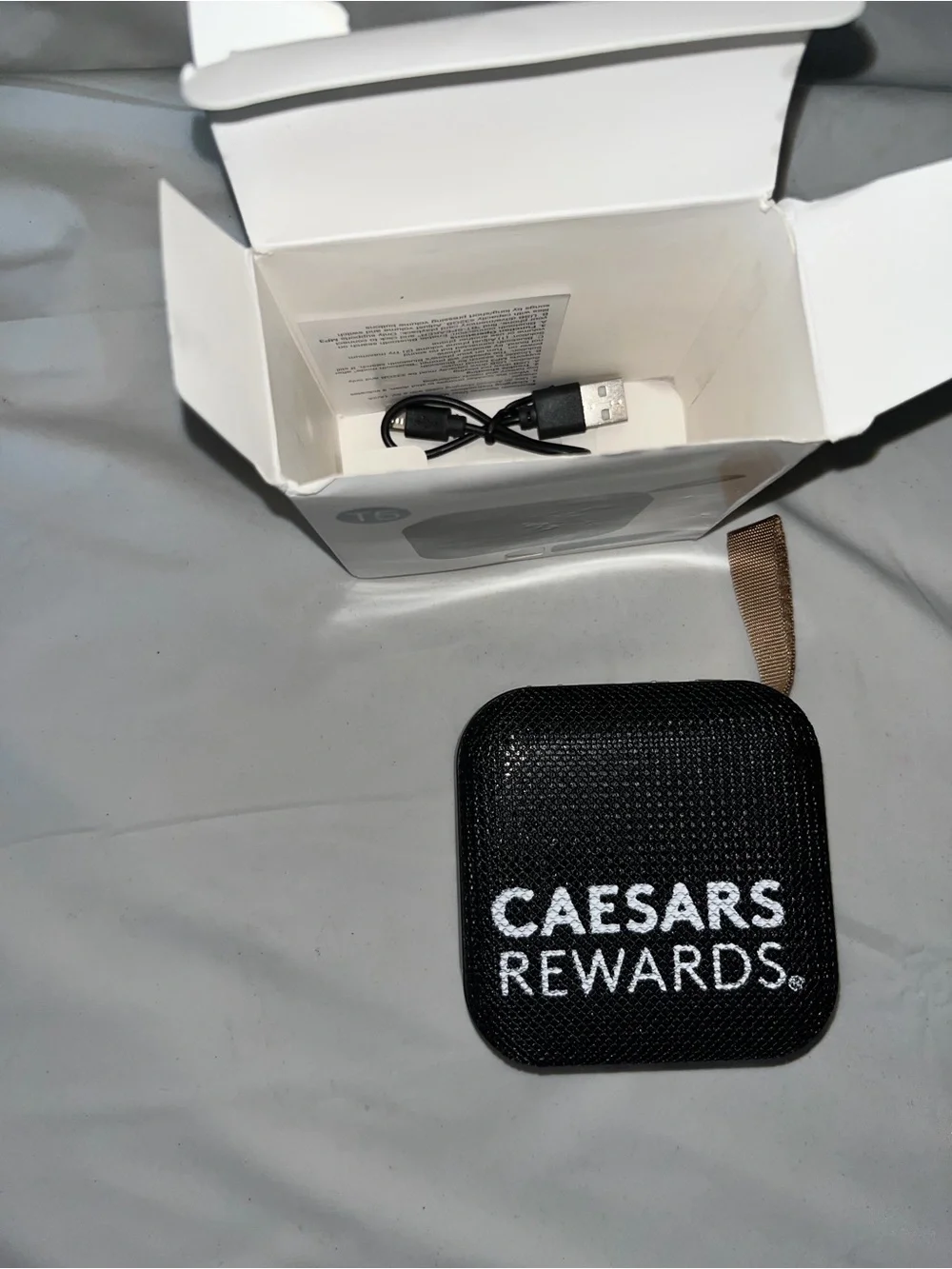 Caesars Rewards Branded Portable Speaker - Black